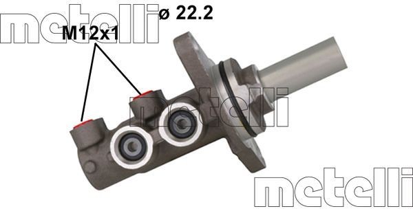 METELLI Peapiduri silinder 05-1164 METELLI 05-1164 Piduri peasilinder MB VIANO odav