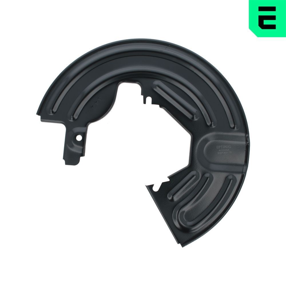 OPTIMAL Έλασμα πιτσιλίσματος, δισκόπλακα BSP-8911R Λαμαρινένιο προστατευτικό OPTIMAL RENAULT BSP-8911R
