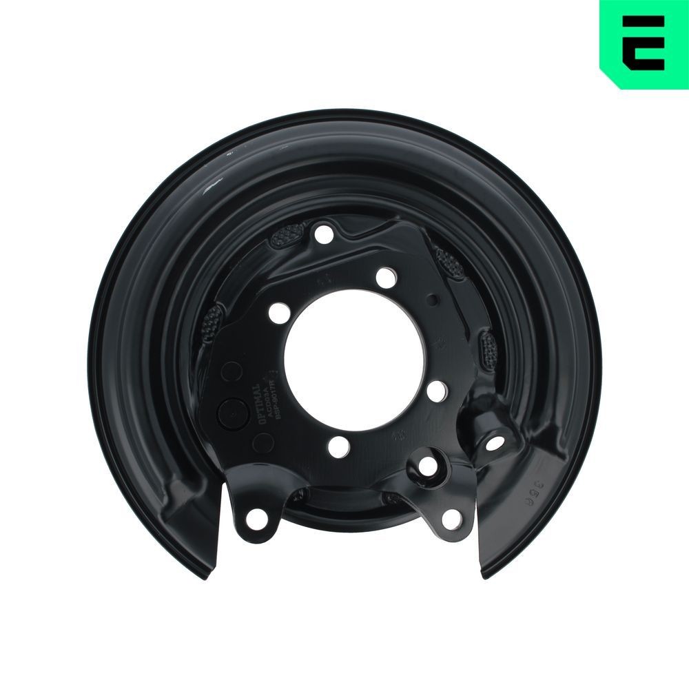 OPTIMAL Έλασμα πιτσιλίσματος, δισκόπλακα BSP-9017R Λαμαρινένιο προστατευτικό IVECO OPTIMAL BSP-9017R