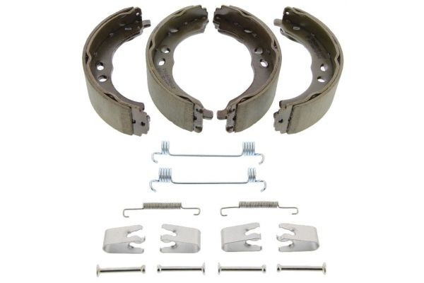 MAPCO Sada brzdových čeľustí 8036/1 8036/1 Brzdové čeluste MAPCO PEUGEOT J5