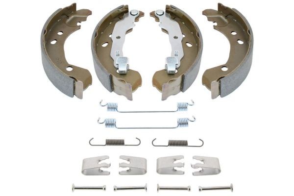 MAPCO Sada brzdových čeľustí 8141/1 8141/1 Brzdové čeluste NISSAN SILVIA MAPCO