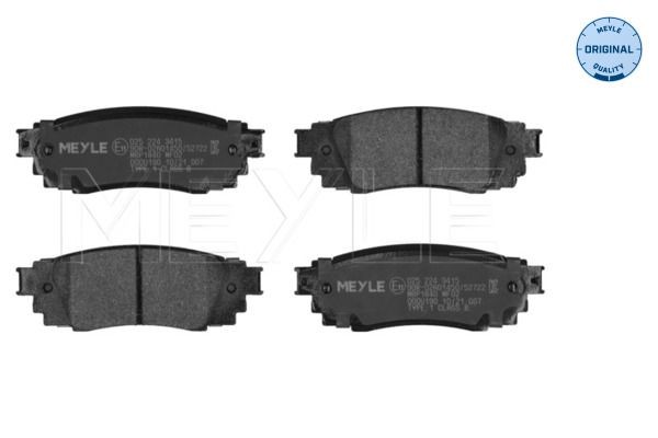 MEYLE Kit pastiglie freni 025 224 3415 025 224 3415 costo Pastiglie freno sportive TOYOTA URBAN CRUISER MEYLE