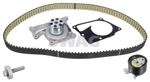 SWAG Veepump + hammasrihmakomplekt 33 10 1590 hind Veepump + hammasrihma komplekt Mercedes-Benz W211 33 10 1590 SWAG