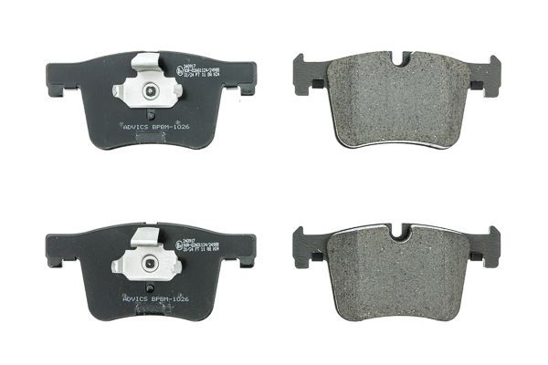 AISIN Jarrupalat, levyjarru BPBM-1026 BMW Etujarrupalat ja takajarrupalat AISIN BPBM-1026