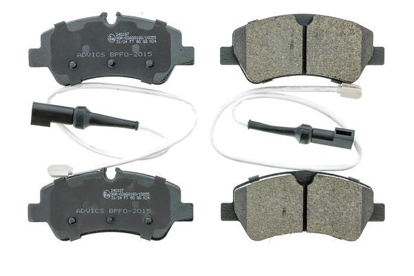 AISIN Brzdové doštičky/platničky BPFO-2015 BPFO-2015 Športové brzdové doštičky FORD FIESTA AISIN