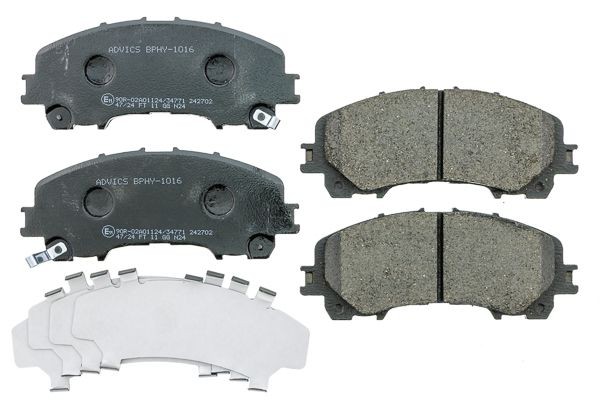 AISIN Bremseklodser BPHY-1016 BPHY-1016 Bremseklodssæt NISSAN NOTE AISIN