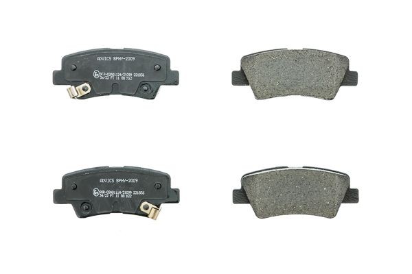 AISIN Brake pad set BPHY-2009 BPHY-2009 AISIN SSANGYONG racing brake pads