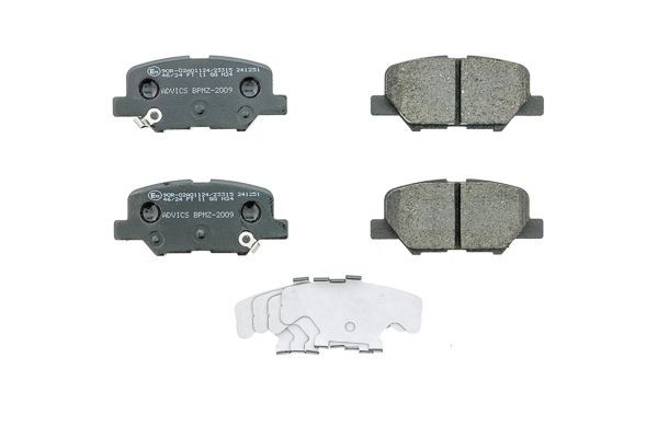 AISIN Brake pad set BPMZ-2009 Citroen DS5 AISIN brake pads BPMZ2009