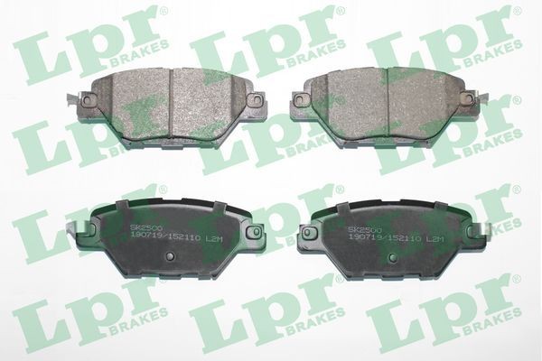 LPR Brake pad set 05P2110 Mazda 6 LPR brake pads 05P2110