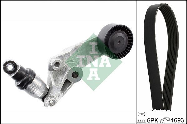 INA Kit Cinghie Poly-V 529 0473 10 INA 529 0473 10 Kit cinghie poly-v Toyota Land Cruiser 200 prezzo