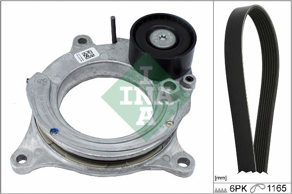 INA Jeu de courroies trapézoïdales à nervures 529 0488 10 INA 529048810 Jeu de courroies trapézoïdales à nervures BMW F22 prix