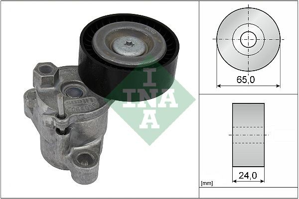 INA Tensor, correia trapezoidal estriada 534 0729 10 INA 534 0729 10 originais Tensor da correia Ford Focus IV HN custo