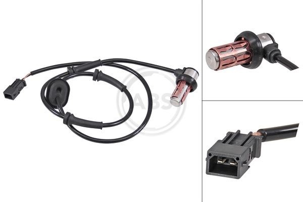 A.B.S. Wielsnelheidssensor (ABS) 30186 30186 Abs sensor A.B.S. AUDI COUPE