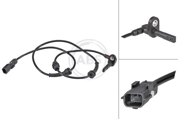 A.B.S. Wielsnelheidssensor (ABS) 30208 Nissan TERRANO Rem, sensor A.B.S. 30208