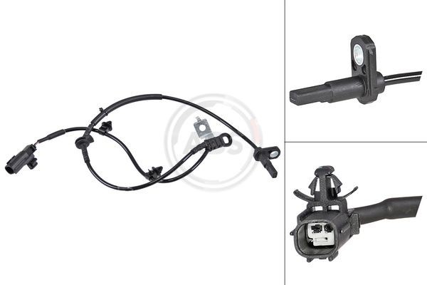 A.B.S. Wielsnelheidssensor (ABS) 30235 A.B.S. 30235 Rem, sensor Suzuki Samurai SJ goedkoop