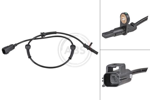 Sensor, rotações da roda A.B.S. 31875 A.B.S. 31875 Sensor rotações da roda LAND ROVER RANGE ROVER EVOQUE 2011