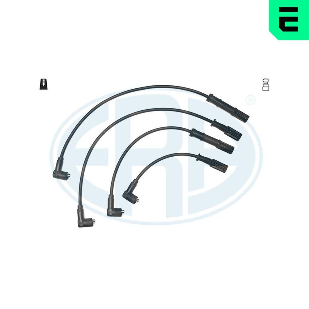 ERA Augstsprieguma vadu komplekts 883002 Svečvadi TOYOTA ERA 883002