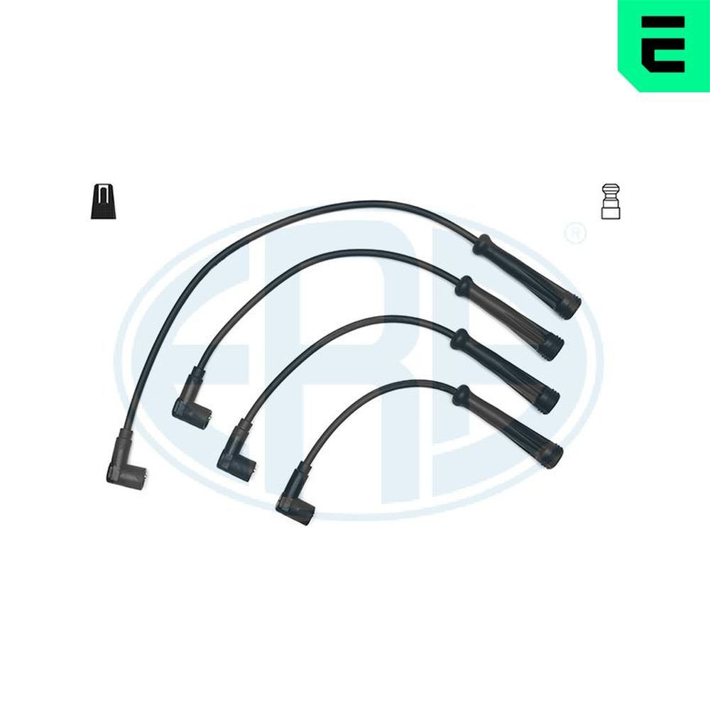 Bougiekabels ERA 883014 ERA 883014 Bougie, kabelset RENAULT Symbol 2021
