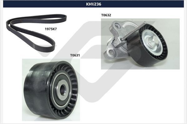 HUTCHINSON Soonrihmakomplekt KHV 236 Soonrihmakomplekt HUTCHINSON Nissan 370 Z KHV 236