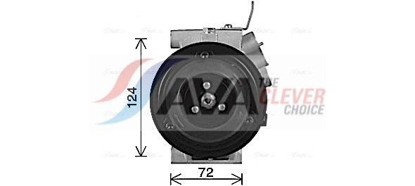 AC-kompressor AVA COOLING SYSTEMS HYAK498 AVA COOLING SYSTEMS HYAK498: AC-kompressor Hyundai TUCSON 2015