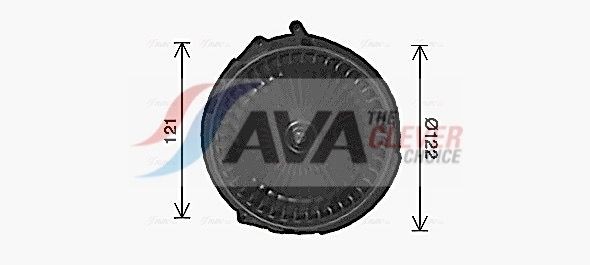AVA COOLING SYSTEMS Elektromotor, kupévifte RT8666 AVA COOLING SYSTEMS Varmeapparat motor TOYOTA RT8666