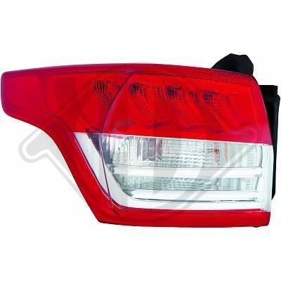 DIEDERICHS Spatbord 1605106 Achterspatbord DIEDERICHS FORFOUR 1605106 goedkoop