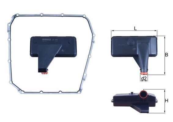 MAHLE Hydraulikfiltersæt, automatgearkasse HX 185D MAHLE HX 185D Hydraulikfiltersæt, automatgearkasse PORSCHE 911 Targa (991) 3.0 Carrera 4 370 HK 2015