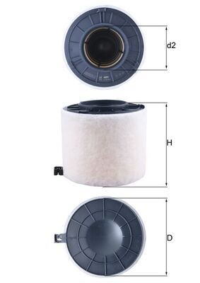 MAHLE Vzduchový filter LX 4410 MAHLE LX 4410 Vzduchový filter Audi Q5 FY lacné