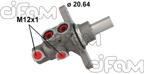 CIFAM Hoofdremcilinder 202-898 202-898 CIFAM Hoofdremcilinder CUPRA goedkoop