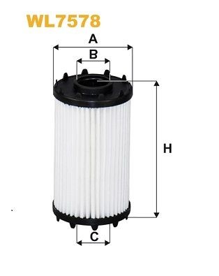WIX FILTERS Oliefilter WL7578 WIX FILTERS WL7578 Oliefilters AUDI A5 B10 Sedan (FU2) goedkoop