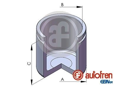 AUTOFREN SEINSA Piston, brake caliper D025790 AUTOFREN SEINSA D025790 genuine Ssangyong Actyon Sports I caliper piston price