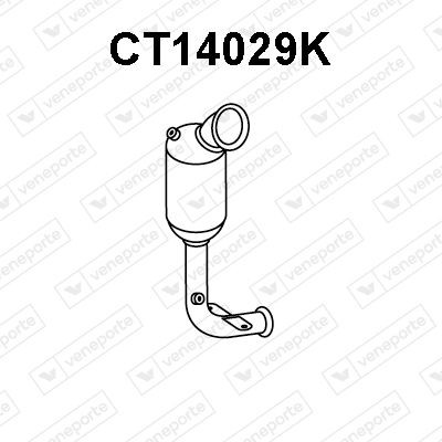 VENEPORTE Katalüsaator CT14029K Katalüsaator VENEPORTE Peugeot 206 CT14029K