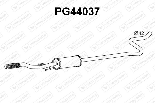 VENEPORTE Voordemper PG44037 VENEPORTE Voordemper SKODA PG44037