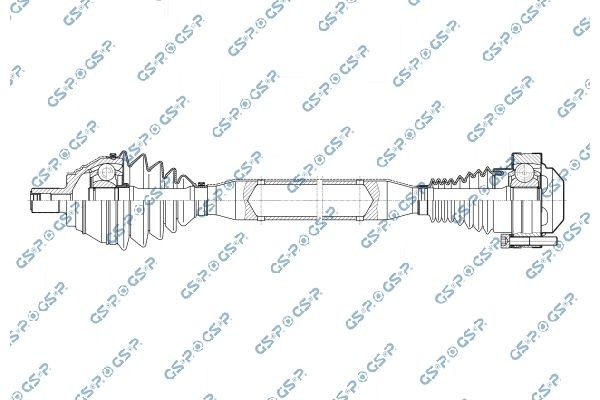 Aandrijfas GSP 261341OL GSP 261341OL: Aandrijfassen Volkswagen PASSAT 2024