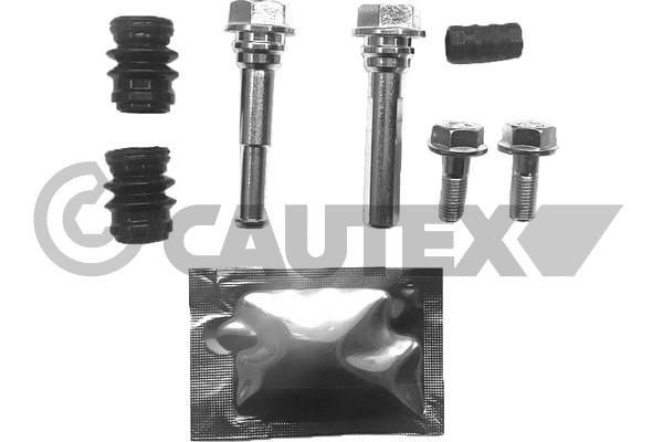 CAUTEX Geleidehulzenset, remklauw 760410 760410 Remklauw reparatieset HYUNDAI COUPE CAUTEX