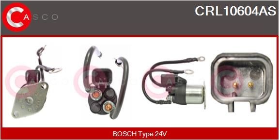 CASCO Relè, starter CRL10604AS Relè, starter CASCO Renault FLUENCE CRL10604AS