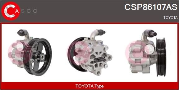 Pompa idraulica, sterzo CASCO CSP86107AS CASCO CSP86107AS costo Pompa idroguida Toyota AVENSIS 1999