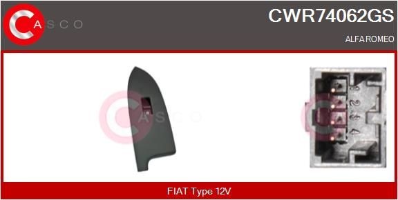Fensterheberschalter CASCO CWR74062GS CWR74062GS CASCO Fensterheberschalter ALFA ROMEO BRERA 2006 Preis