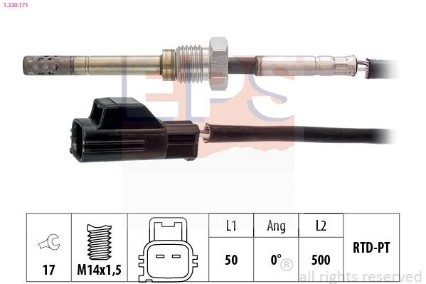 EPS Sensor, uitlaatgastemperatuur 1.220.171 Volvo S60 EGT sensor EPS 1.220.171