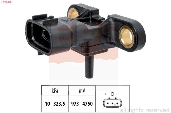 EPS Sensor, pressão de sobrealimentação 1.993.408 1.993.408 EPS Sensor de pressão de sobrealimentação Peugeot baratos
