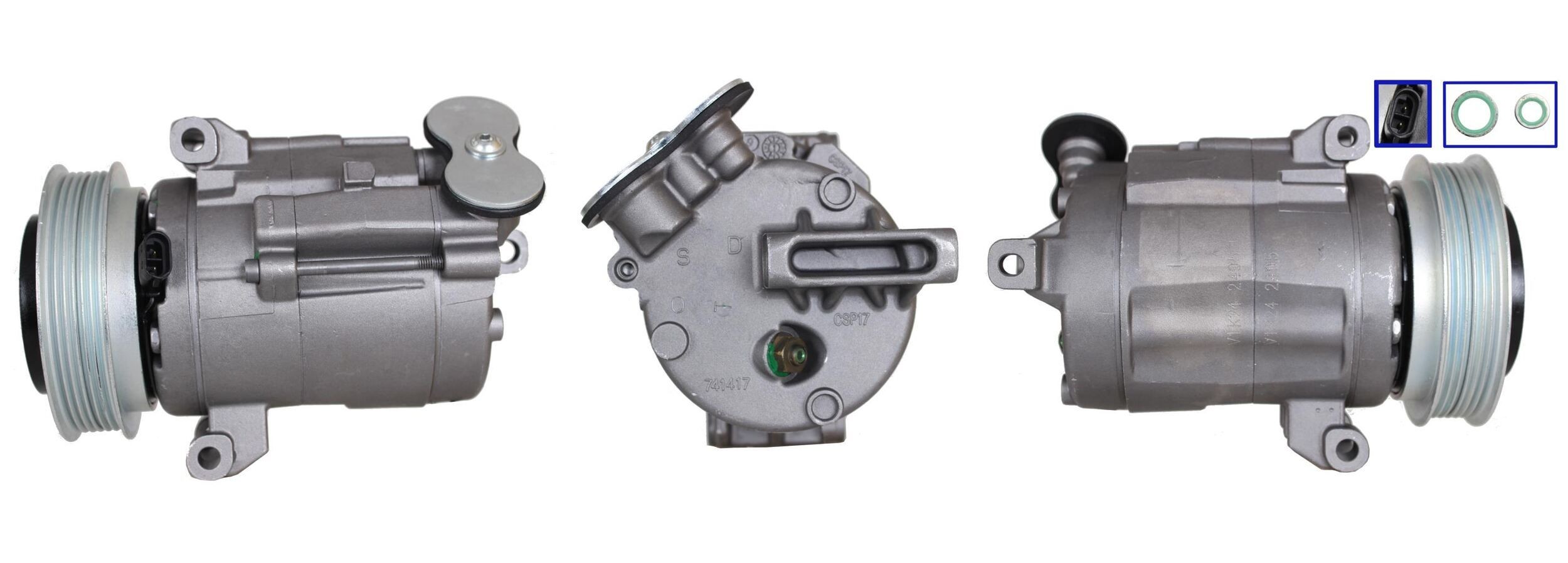 LUCAS AC-kompressor ACP01381 LUCAS ACP01381 AC-kompressor KIA CERATO original