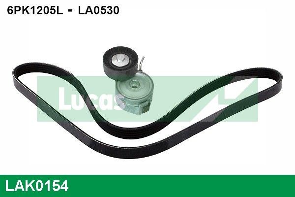 LUCAS Kileremssæt LAK0154 LAK0154 Ribrem FIAT STRADA LUCAS