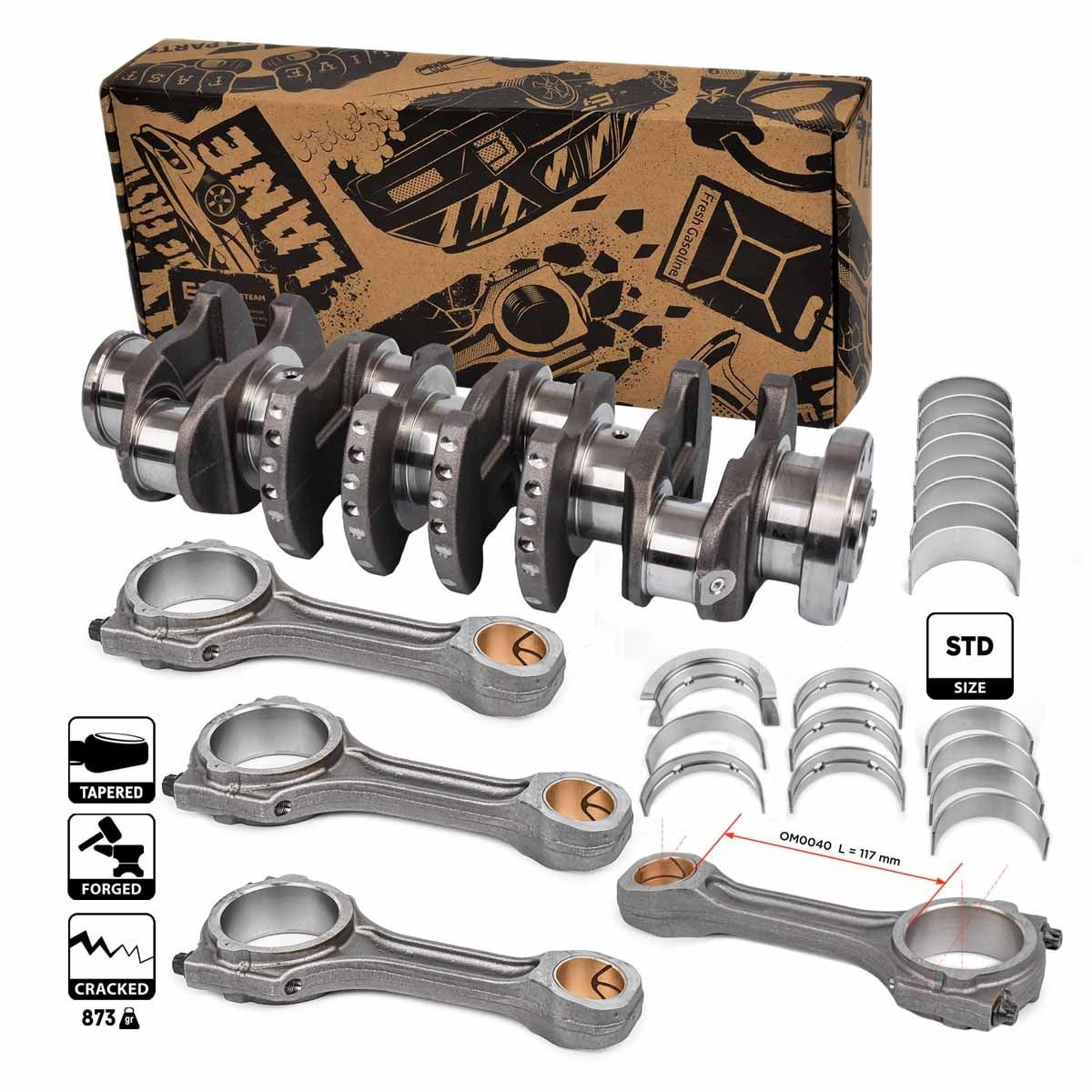 ET ENGINETEAM Vilebrequin HK0207VR2 prix Vilebrequin Subaru SJ HK0207VR2 ET ENGINETEAM