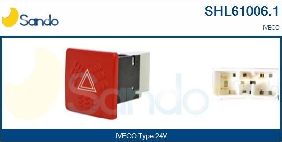 SANDO Ohutulede lüliti SHL61006.1 SANDO SHL61006.1 Ohutulede lüliti originaal Iveco odav