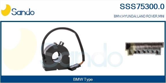 SANDO Αισθητ. γωνίας κλίσης τιμονιού SSS75300.0 Αισθητήρας γωνίας κλίσης τιμονιού SANDO PICANTO SSS75300.0 φθηνά