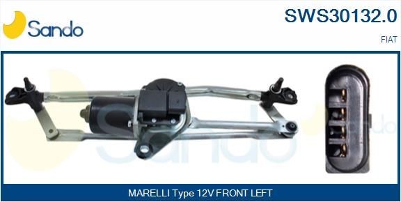 SANDO Ruitenreinigingssysteem SWS30132.0 SANDO SWS30132.0 Ruitenwissermechanisme FIAT 600e / 600 (365, 364) goedkoop