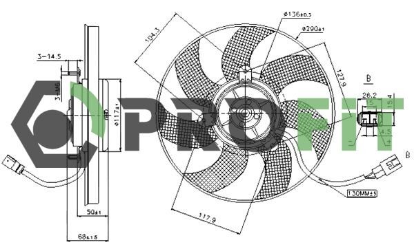 PROFIT Βεντιλατέρ 1850-0012 Βεντιλατέρ PROFIT 1850-0012 φθηνά