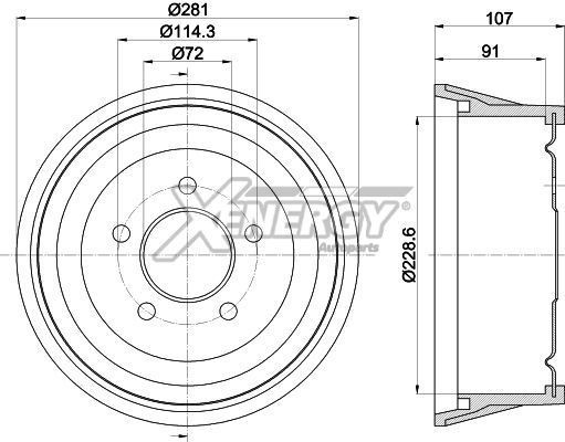 AP XENERGY Bromstrumma X654081 PEUGEOT bromstrumma AP XENERGY X654081