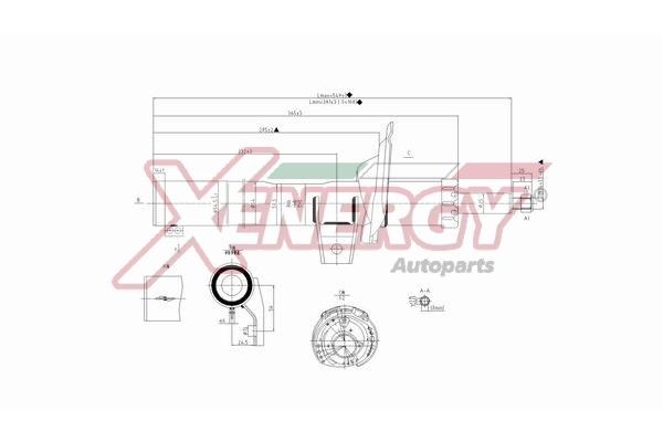 AP XENERGY Stoßdämpfer X8015335 X8015335 Stoßdämpfer AP XENERGY AUDI A2