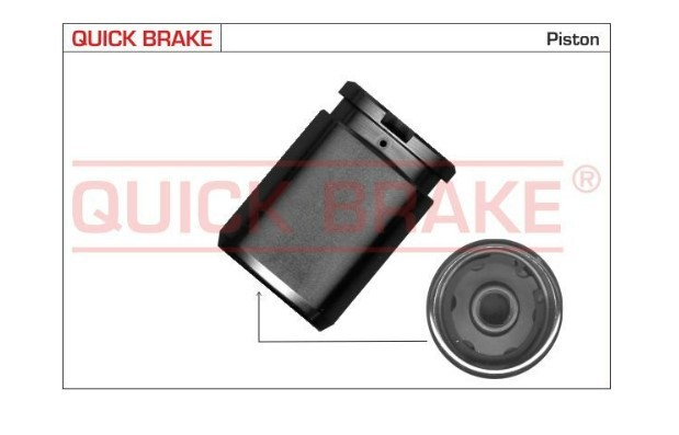 QUICK BRAKE Piston, brake caliper 185001M QUICK BRAKE 185001M Audi A4 B5 brake caliper piston replacement